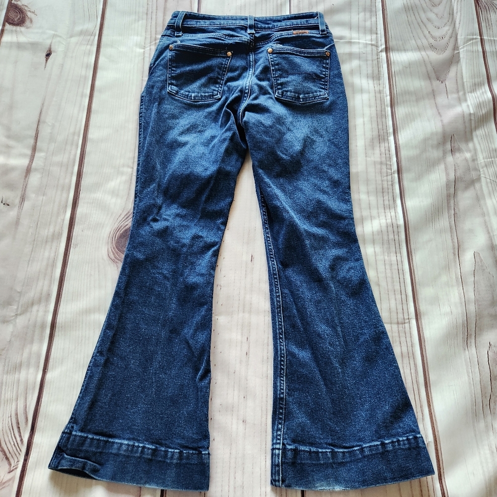 Smith + Rogue "No. 74 Trouser" Bootcut Blue Jeans Western | Women's Size 28 - Picture 7 of 15